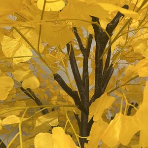 CHUANGFA Arbre Artificiel à Cheveux Vierges 3M <span class=keywords><strong>Ginkgo</strong></span> <span class=keywords><strong>Biloba</strong></span> Paysage de <span class=keywords><strong>Jardin</strong></span> en Plastique pour Halloween Noël Nouvel An Centres Commerciaux - Product Image 5