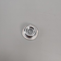Pièces en aluminium, pièce tournée à filetage mâle à bride, composant en aluminium usiné CNC sur mesure
