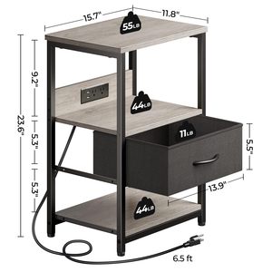 โต๊ะข้างเตียงอะคริลิคโต๊ะข้างเตียงสีทองเฟอร์นิเจอร์ห้องนั่งเล่น - Product Image 4