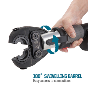 Herramienta de prensado de cables eléctricos, PZ-300C, minibatería - Product Image 6