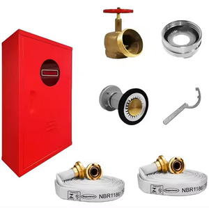 Kabinet Selang Pemadam Kebakaran Dinding dari Baja Anti Karat yang Dapat Disesuaikan dengan Jendela Pandang untuk Keamanan Pemadam Kebakaran Gedung Komersial - Product Image 4