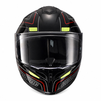 Casque de moto modulaire pour adulte homologué DOT, coque ABS, double visière relevable, casque de moto pour scooter de rue