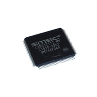 Circuit intégré contrôleur Ethernet LAN91C111-NU TQFP-128 pour traitement de données réseau, semi-conducteur électronique LAN91C111 LAN91C111-NU