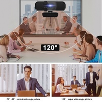 Fabrika kaynağı HD 4K çözünürlük Mini USB arayüzü bilgisayar kamerası CMOS görüntü canlı Video konferans ve PC kullanımı için