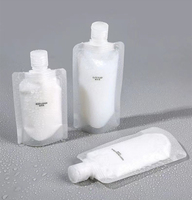 Sachet d'eau de 5 litres 10ml support en plastique transparent pochette à bec transparent avec bec de buse et poignée