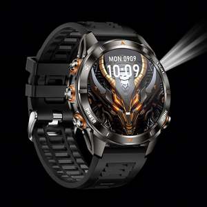 Reloj Inteligente KT80 Dafit de 1.46 Pulgadas, Metálico, Resistente al Agua 3ATM, Pulsera de Fitness con Linterna, Monitor de Salud, Reloj Deportivo para Exteriores 2026 - Product Image 1