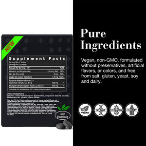 Mavi Berry göz sağlık tabletleri vitamini sağlıklı tabletler gözler için sağlıklı ve uzun süre vizyonu Sreen zaman bitkisel takviyesi - Product Image 3