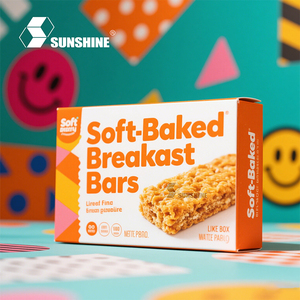 Boîte d'emballage de vente <span class=keywords><strong>au</strong></span> détail en papier de qualité alimentaire recyclable et écologique personnalisée pour les muffins à la cannelle, <span class=keywords><strong>aux</strong></span> <span class=keywords><strong>amandes</strong></span> et <span class=keywords><strong>aux</strong></span> graines de pavot - Product Image 5