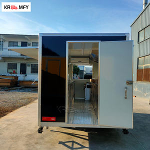 Remolque para Barbacoa Cuadrado con Certificación CE, Equipado con Parrilla Ahumadora de Leña para Cocina Comercial y Catering al Aire Libre - Product Image 3