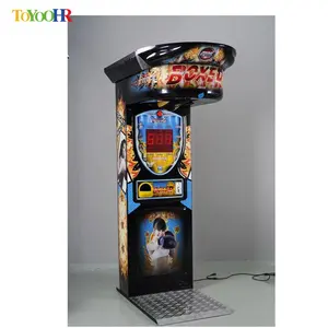 Jeux à pièces parc d'attractions Machine à coup de poing de boxe Machine de jeu d'arcade de coup de pied et de boxe à vendre