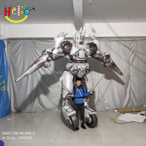 Enfants scène spectacle décoration gonflable Robot marionnette Halloween Festival mascotte marionnette gonflable Costume Club musique événement - Product Image 5