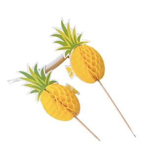 Parasols en papier pour cocktails 120 mm, tropicaux, jetables, pour boissons de fête - Product Image 5