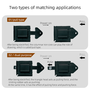 SA-52 220 В, 10 кг, 98N, 40 мм, сильный усилитель, длинный ход переменного тока, толкатель, соленоид - Product Image 6