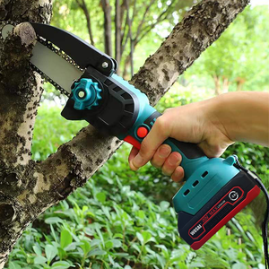 Outils de <span class=keywords><strong>jardin</strong></span> faciles à utiliser, moteur sans balais 20V 1200W, qualité industrielle et bricolage, scie à chaîne sans fil miniature de 6 pouces, à une seule main - Product Image 2