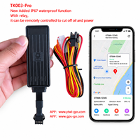Traceur GPS de véhicule ST03 avec relais de coupure moteur à distance, dispositif de suivi en temps réel pour voiture et moto, plateforme gratuite à vie