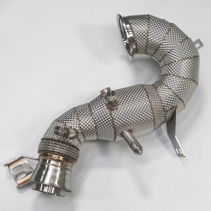 Tubo de Escape con Catalizador para Mercedes-Benz GT50 GT53 E53 3.0T, Acero Inoxidable 304, Protección Térmica, Tubo de Escape Recto - Product Image 3