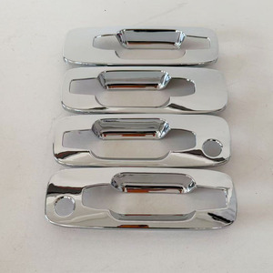 Coques de rétroviseurs, poignées de porte et caches de bouchon de carburant chromés pour Nissan X-Trail <span class=keywords><strong>2002</strong></span> – Accessoires de style automobile (9 pièces) - Product Image 3