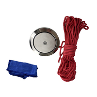 Dowell Offre Spéciale Kit d'aimant de pêche à double crochet à bas prix Kit d'aimant de pêche N52 super fort personnalisé Corde en nylon