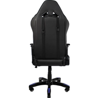 Chaise de jeu PC ergonomique OEM en cuir PU avec accoudoirs 2D, mécanisme papillon, dossier haut, coussin cervical, inclinable et pivotante