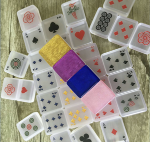 Rummy Lami <b>Poker</b> Acrylic Mahjong <b>Sets</b> Portable Entertainment Hand-Played-Factory Wholesale - Product Image 4
