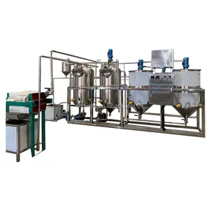 1-2T/d hot sale palm oil refinery/crude oil refining machine/ oil refining plant