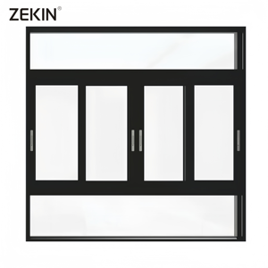 Ventana de Aluminio Moderna Personalizada Estilo Galería, Certificada AS2047, Plegable y Deslizante, Vidrio Artístico a Medida, Horizontal, Aleación de Aluminio - Product Image 1