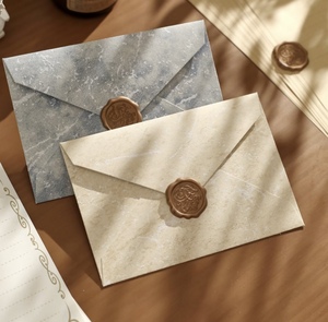 Sobres de Papel con Logotipo Personalizado en Relieve de Lujo con Tarjetas de Agradecimiento, Sobres para Invitaciones de <span class=keywords><strong>Boda</strong></span> y Regalos - Product Image 2