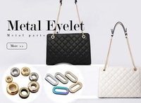 Vente en gros tendance oeillet en métal et œillet de forme ronde accessoire oeillet en métal pour vêtement et chaussures