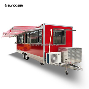 Remorque de camion de nourriture Mobil de cuisine réfrigérée au détail avec cuisine complète livraison gratuite Foodtrucks - Product Image 3