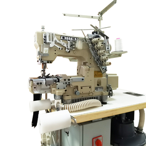 Machine à coudre industrielle à grande vitesse en acier inoxydable pour ourlets de tricots, surjeteuse à trois aiguilles et cinq fils, modèle RN9300-TQ - Product Image 3