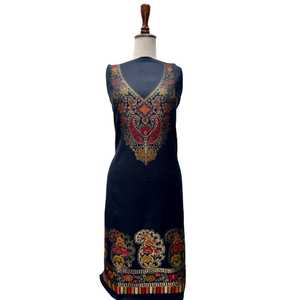 Costumes Jacquard Jamawar pour femmes, vêtements traditionnels de luxe, design tissé sur mesure, tenue 3 pièces, fabricant OEM ODM à marque privée - Product Image 1