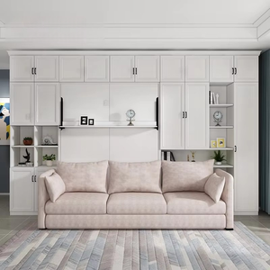 Salon Type Vertical Pliant Murphy <span class=keywords><strong>Mur</strong></span> <span class=keywords><strong>Lit</strong></span> Canapé Invisible Bibliothèque Combinaison Intégré <span class=keywords><strong>Lit</strong></span> Simple Ménage Chambre - Product Image 4