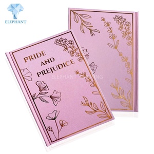 Cuaderno de Tapa Dura con Acabado Brillante o Mate, Ecológico y Personalizado, con Papel Dorado, para Votos de Boda, con Bordes Pintados - Product Image 6