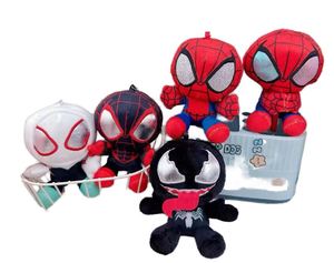 Tiktok Hot Sale Spider Man Plush Toys 6 Styles Soft Plush Doll for Kids Super Hero Party Favors Wholesale Bulk Keychain