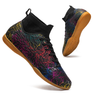 Chaussures de football de sport d'extérieur unisexes pour enfants 2026, chaussures de <span class=keywords><strong>futsal</strong></span> d'entraînement antidérapantes pour le printemps, tige en PU, excellent choix - Product Image 5