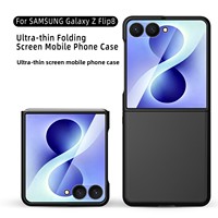 Coque de téléphone de haute qualité, nouvelle arrivée, ultra fine, en PC rigide, avec protection en verre trempé, antichoc, pour Samsung Z Flip 8