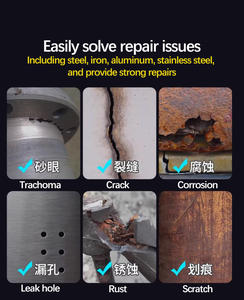 スチールスティックエポキシ補修剤 ダークグレー 114g エポキシパテスティック ミックスインワン フィックス用 - Product Image 5