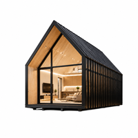 Villa préfabriquée modulaire en kit à ossature acier, éco-luxe, isolée et économe en énergie, pour entrepreneurs et développeurs