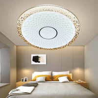Luminaire en cristal Acrylique Rond Télécommande Led Plafonnier Led Plafonnier