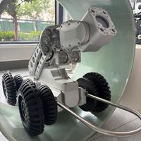 Robot d'inspection de canalisations sans tranchée, caméra de vidéosurveillance sur chenilles pour canalisations, égouts municipaux et pipelines industriels