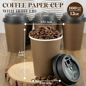 Hot <b>Coffee</b> Paper <b>Cup</b> Gold Custom Logo Printed Disposable Foil Stamping Black Double Wall Paper <b>Cups</b> for Tea - Product Image 4