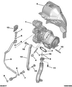 OE 9805159280 parti auto 1.6T turbocompressore per Peugeot 2008 3008 308 4008 5008 508 <span class=keywords><strong>Citroen</strong></span> C3 C4 C5 <span class=keywords><strong>C6</strong></span> turbocompressore genuino - Product Image 3