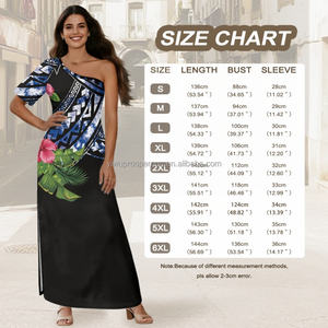 Robe de soirée sirène à une épaule sexy de haute qualité, marque TL, unisexe, manches longues, imprimé tribal de <span class=keywords><strong>tortue</strong></span> tropicale de Kiribati - Product Image 6