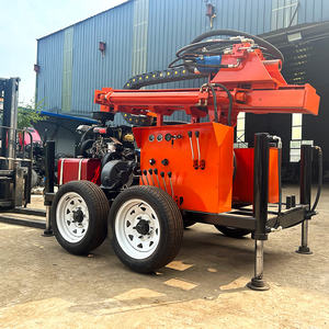 휠 디젤 시추 장비 정확한 위치 설정 효율적인 시추 200m 깊이의 수중 시추 장비 - Product Image 1