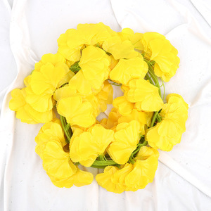 Hojas de vid artificiales, decoración de plástico verde para ocultar tuberías de agua en el techo, decoración del hogar, 20 hojas extra grandes por paquete - Product Image 5