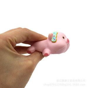 Pig Plush Toy PU Foam Slow <b>Rebound</b> Cartoon Animal Decor Gift - Product Image 5