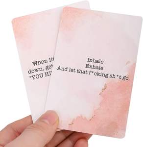 Impression de cartes d'affirmation de haute qualité au design personnalisé Cartes d'affirmation positive Impression de cartes à jouer avec boîte - Product Image 3