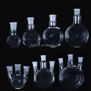 ขวดควอตซ์สามคอเก็บความร้อนทนต่ออุณหภูมิสูงและโปร่งใสสูงผลิตตามสั่งโรงงาน - Product Image 4