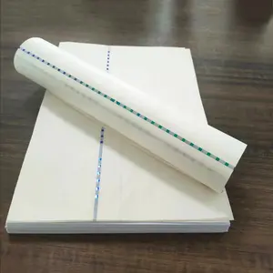 90g A4 security paper with continuous window thread in front face and embedded line in back face
