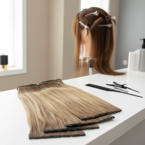 Nouvelle Tendance 2026 Haiyi : Extension de Cheveux Humains Durable en Trame Genius Hole Cuticule Européenne, Style Papillon - Product Image 1